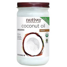 Nutiva 初榨椰子油, 1罐, 680ml