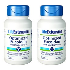 LIFE EXTENSION 褐藻醣膠素食膠囊, 2個, 60入