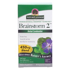 NATURE'S ANSWER Brainstorm2 veg capsule 450mg, 1個, 90 件