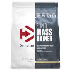 Dymatize Super Mass Gainer乳清蛋白粉, 美味香草(Gourmet Vanilla), 5.4kg, 1包