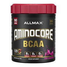 ALLMAX Aminocore BCAA支鏈胺基酸粉 粉紅檸檬水口味, 1個, 945g