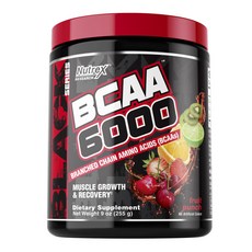 Nutrex Research BCAA 6000支鏈胺基酸補充粉 水果賓治口味, 255g, 1罐