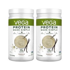 VeGa Protein Made Simple 香草味, 2個, 259克