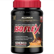 ALLMAX ISOFLEX分離乳清蛋白粉, 巧克力花生醬, 1個, 907克