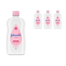 Johnson's 嬌生 潤膚油, 4瓶, 591ml