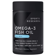 SR Omega-3 520 毫克魚油軟膠囊, 1個, 120顆