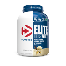 Dymatize 蛋白粉, 美食香草, 1個, 2.3 公斤