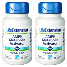 LIFE EXTENSION AMPK Metabolic Activator veg tablet, 2罐, 30顆