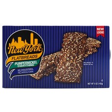 NEW YORK FLATBREADS 紐約扁麵包粗麥粉一切, 1盒, 142g