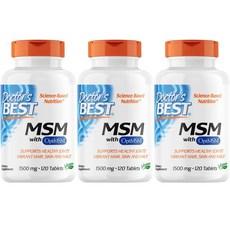 Doctor's BEST MSM錠1500mg, 3個, 120入