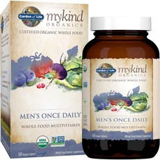 Garden of Life Garden of Life MyKind Organics 男士每日一次素食片, 60入, 1個