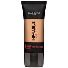 L'OREAL PARIS 巴黎萊雅 INFALLIBLE PRO-MATTE 24小時粉底液 30ml, 1入, Natural Buff