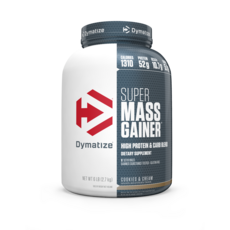 Dymatize Super Mass Gainer乳清蛋白粉, 奶油夾心餅乾(Cookies&Cream), 2.7kg, 1罐