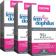 Jarrow Formulas Fem Dophilus 女性益生菌膠囊 50億CFU, 60顆, 3罐