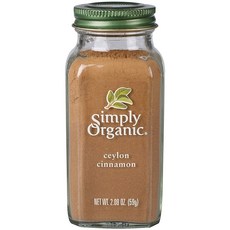 Simply Organic 錫蘭肉桂, 1個, 59克