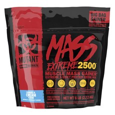 MUTANT Mass Extreme 2500 增肌餅乾與奶油味, 1個, 2.72kg