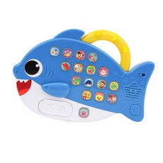 pinkfong 碰碰狐 鯊魚造型音樂板玩具, 鯊魚藍色