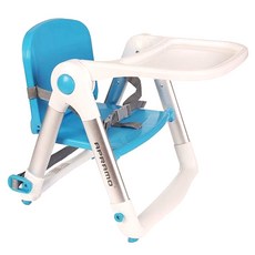 Aframo 折疊便攜式嬰兒餐椅, 藍色