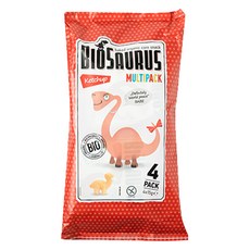 BIOSAURUS 恐龍造型餅乾 番茄風味, 15g, 4入