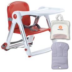 APRAMO 折疊用餐椅+椅墊+收納包, 紅色