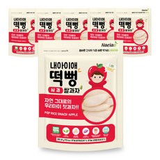 Naeiae 寶寶米餅, 蘋果口味, 30g, 6包