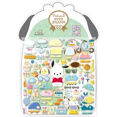 [Dotty Dog] 三麗鷗軟協調貼紙：Pochacco, 多蒂狗