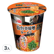 AceCOOK 仙台辛味噌風味麵 73g, 3入