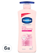 Vaseline 凡士林 透亮修護 乳液 3549, 400ml, 6個