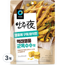 Daesang Chung Jung One Anjuya Meoktae Craze 烤玉米味, 25g, 3個