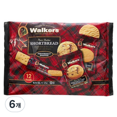 Walkers 蘇格蘭皇家 Walkers 迷你脆餅精選, 168g, 6個