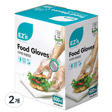 EZ'n 食品衛生手套, 600入, 2盒