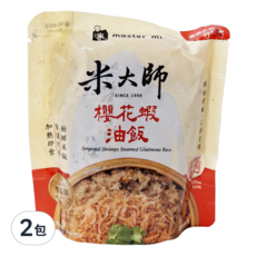 master mi 米大師 櫻花蝦油飯, 220g, 2包