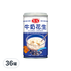 愛之味 牛奶花生禮盒, 340g, 36罐