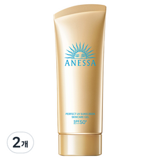 ANESSA 安耐曬 金鑽高效水感防曬凝膠NA SPF50+ PA++++, 2條, 90g