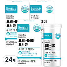 Bornt.b Fresh Day 乳酸菌 27g, 30顆, 24個