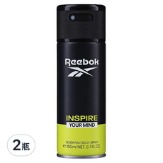 Reebok 體香噴霧 超越自我 150g, 2瓶