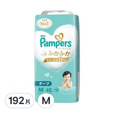 Pampers 幫寶適 日本境內版 一級幫黏貼型尿布, M, 192片
