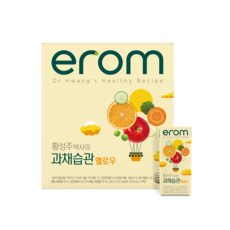 erom 綜合蔬果汁 黃色包裝款, 190ml, 16入