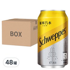 Schweppes 舒味思 通寧汽水, 330ml, 48罐