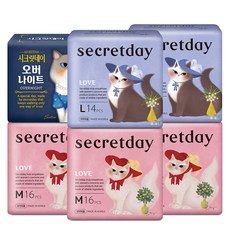 secretday Love系列 衛生棉組合包, 1組