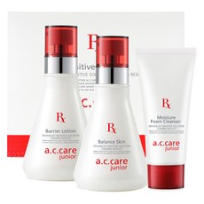 a.c.care Junior清新水嫩柔膚水+乳液+洗面乳禮盒 3款組, 1組