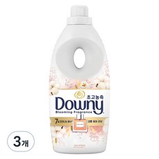 Downy 超高濃縮衣物柔軟精 Cotten Pure Love, 純淨棉花香, 1L, 3瓶