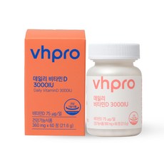 Vitamin House 維他命D 3000IU錠 21.6g, 60顆, 1罐