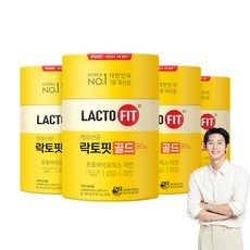 Chong Kun Dang 鍾根堂健康 LACTO-FIT Lacto Fit黃金益生菌隨身包 80條入, 160g, 4罐