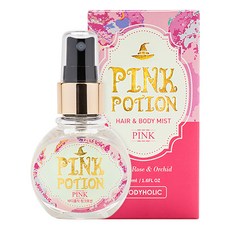 BODYHOLIC Pink Potion頭髮身體噴霧 玫瑰香, 50ml, 1個