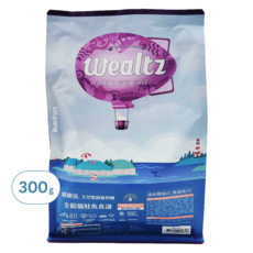 Wealtz 維爾滋 天然無穀寵物糧 2個月以上貓適用, 鮭魚, 300g, 1包