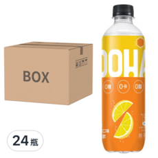 OOHA 氣泡飲 檸檬蜂蜜口味, 500ml, 24瓶