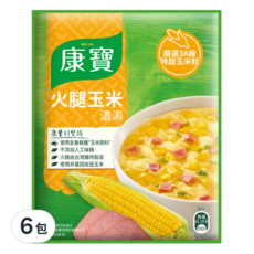 Knorr 康寶 自然原味 火腿玉米, 49.7g, 6包