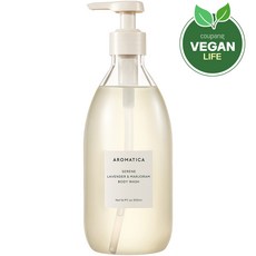 AROMATICA 艾瑪植萃 Serene草本精油沐浴露 薰衣草&馬鬱蘭香味, 500ml, 1個