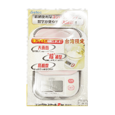 dretec 彩樂廚房料理電子秤 180 x 120 x 30mm 粉白色 2kg, 1個